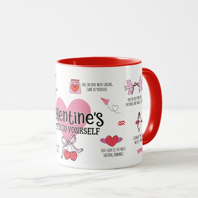 Mug Valentine's Gifts to Yourself (Devant droit)