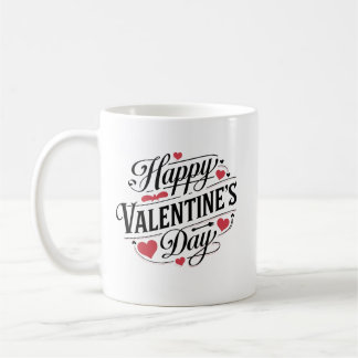 Mug valentines jour amour romantique citations typogra