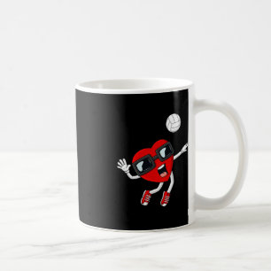 Mug Valentines Jour Coeur Volleyball Amusants Garçons