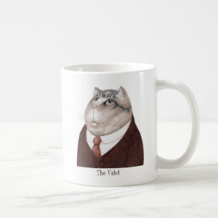 Mug VALET CAT Musique blanche + Texte