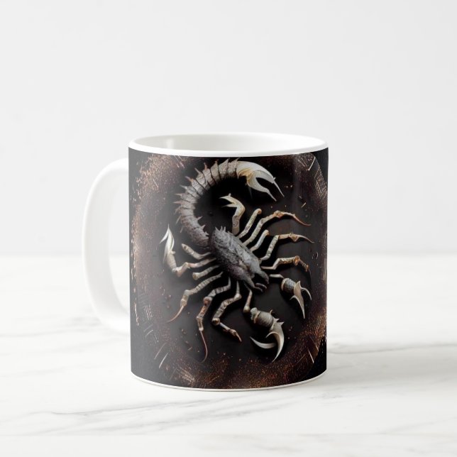 Mug Valeur nutritionnelle Scorpio-Thématique (Devant gauche)