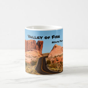 Mug Vallée de feu Parc d'état Nevada Amérique USA