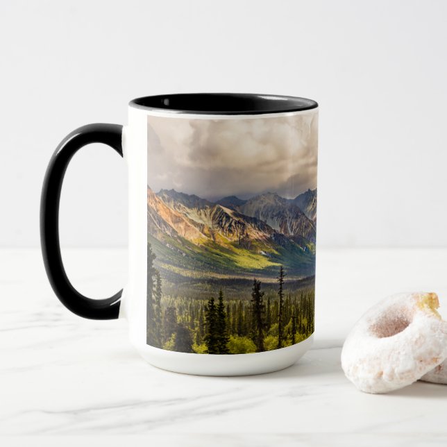 Mug vallée de Matanuska, centre-sud de l'Alaska #2 (Avec donut)