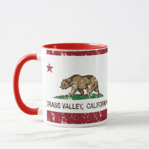 Mug Vallée d'herbe de drapeau de République de la