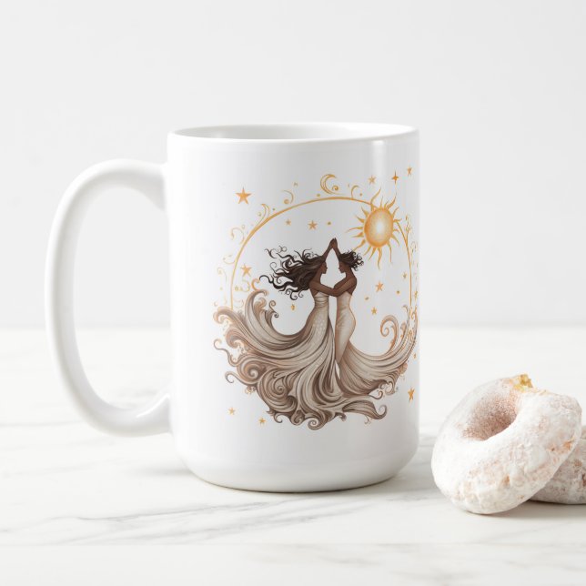 Mug Valse céleste des femmes (Avec donut)