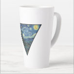 Mug Van Gogh Art Design<br><div class="desc">Express your love for art with this unique art-inspired mug, drawn from the timeless genius of Vincent van Gogh. Featuring a modern triangle design inspired by Starry Night, this mug reimagines one of the most iconic paintings in history through a clean, contemporary geometric concept. The design transforms Van Gogh’s expressive...</div>