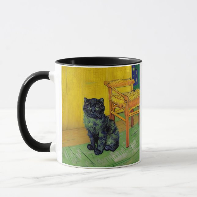 Mug Van Gogh Black Cat (Gauche)