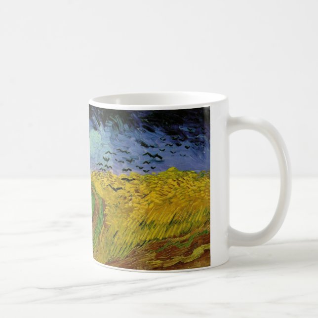 Mug Van Gogh - champ de blé avec les corneilles (1890) (Droite)