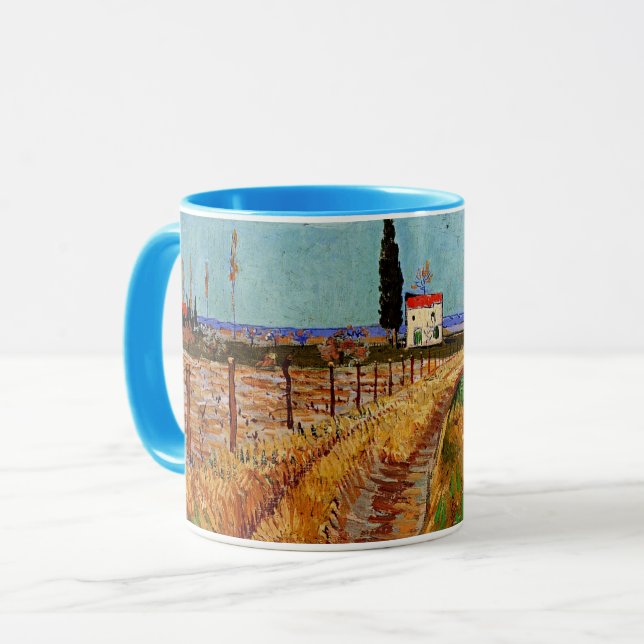 Mug Van Gogh - Chemin à travers un champ (Devant gauche)