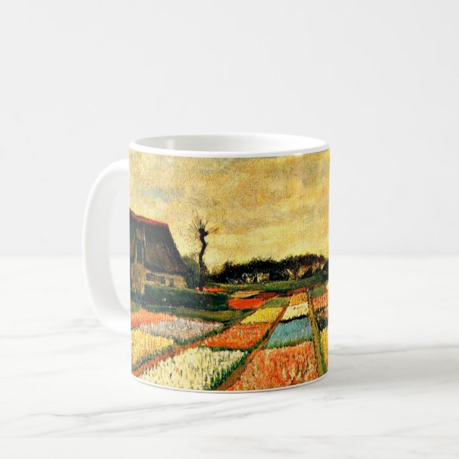 Mug Van Gogh - Lits à fleurs en Hollande (Devant gauche)