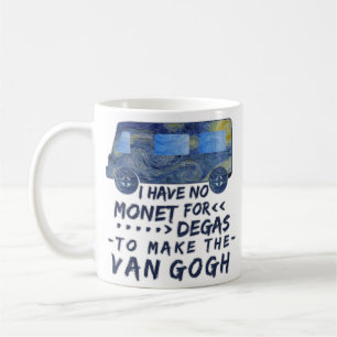 Mug Van Gogh Monet dégazent la nuit étoilée de