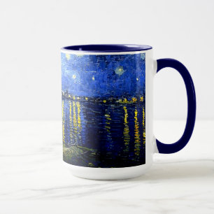 Mug Van Gogh - Nuit étoilée sur le Rhône