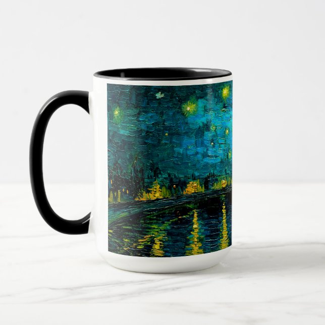 Mug Van Gogh Nuit étoilée sur le Rhône (Gauche)