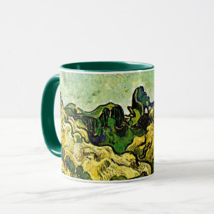 Mug Van Gogh - Paysage de montagne à Saint-Rémy