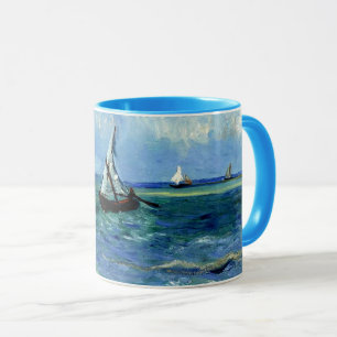 Mug Van Gogh - Paysage marin, célèbre peinture,