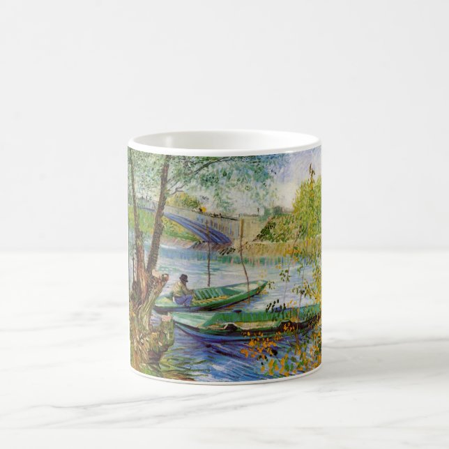 Mug Van Gogh Pêche au printemps, Pont de Clichy (Centre)