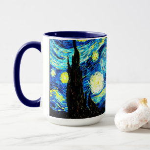 Mug Van Gogh - Starry Night, célèbre peinture