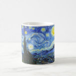 Mug VAN GOGH Starry Nuit<br><div class="desc">"van gogh vincent",  nuit étoilée,  "célèbre peinture",  vintage,  étoiles,  ciel,  "fine art",  bleu</div>