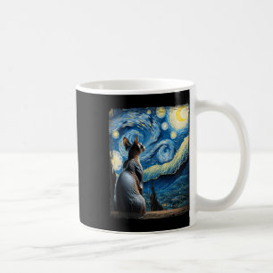Mug Van Gogh Starry Style de nuit Sphynx Artistique Ch