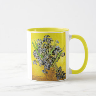Mug Van Gogh Still Life Vase, Irises (F678) Art