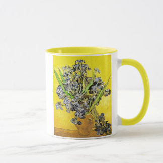 Mug Van Gogh Still Life Vase, Irises (F678) Art