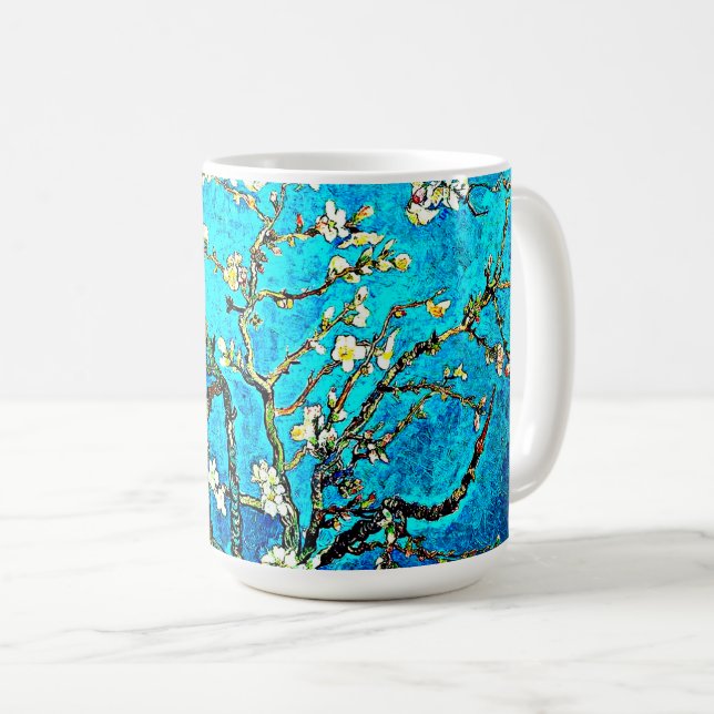 Mug Van Gogh - Succursales avec fleurs d'amandes (Devant droit)