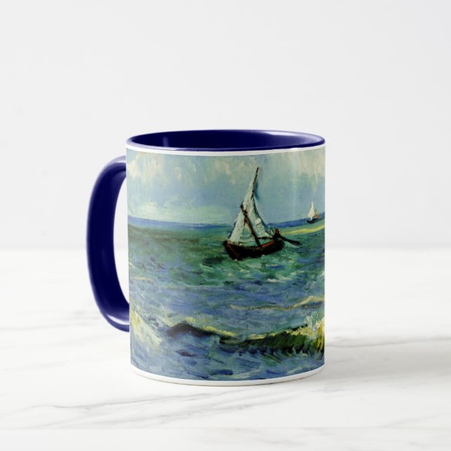 Mug Van Gogh - Un bateau de pêche en mer (Devant gauche)