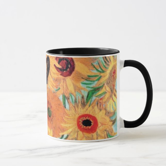 Mug Van Gogh - Vase De Vie Encore Avec Douze Tournesol (Droite)