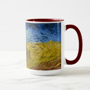 Mug Van Gogh Wheatfield avec des corbeaux