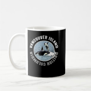 Mug Vancouver Island BC Canada Orca Whales Adventure K