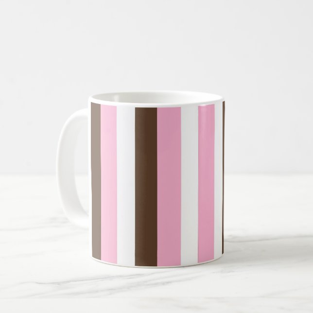 Mug Vanille au chocolat rose (Devant gauche)