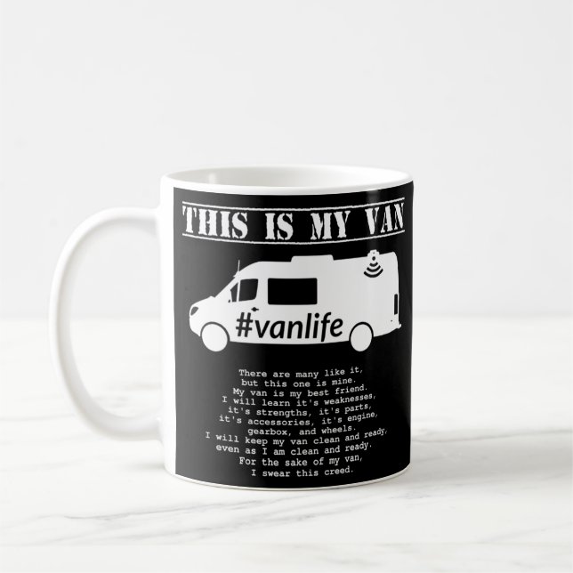 Mug Vanlife Creed - Sprinter G2 (Gauche)