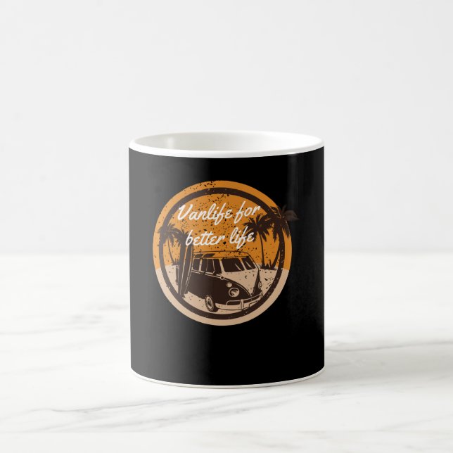 Mug Vanlife pour une vie meilleure (Centre)