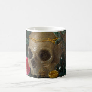 Mug Vannerie du crâne Vie morte Jan van Kessel