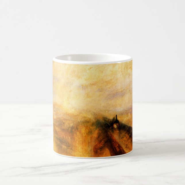 Mug Vapeur et vitesse de pluie JMW Turner (Centre)