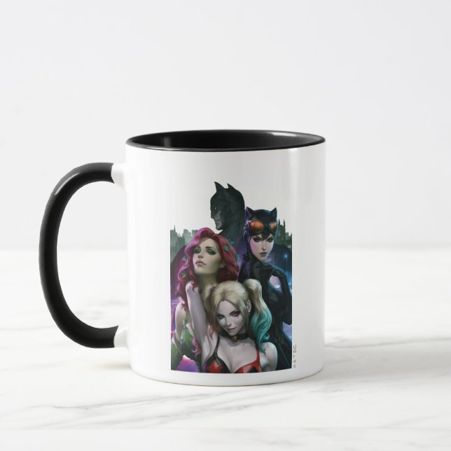 Mug Variante de couverture de Gotham City Sirens #1000 (Gauche)