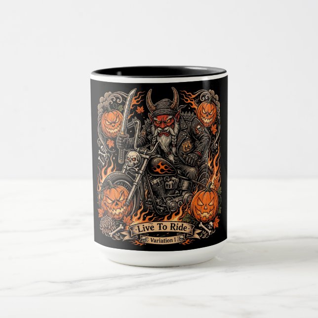 Mug Variation I En Selle Pour Rouler, Samouraï Oni Rou (Centre)