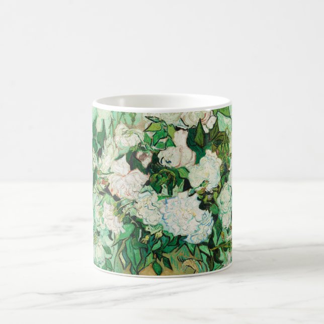 Mug Vase aux roses roses, Vincent Van Gogh (Centre)