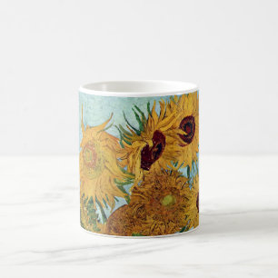 Mug Vase avec douze tournesols par Van Gogh
