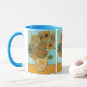Mug Vase avec douze tournesols par Vincent van Gogh