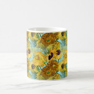 Mug Vase avec douze tournesols par Vincent van Gogh