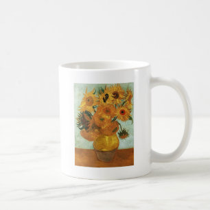 Mug Vase avec douze tournesols, Vincent