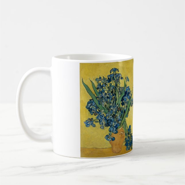 Mug Vase avec Irises par Van Gogh (Gauche)