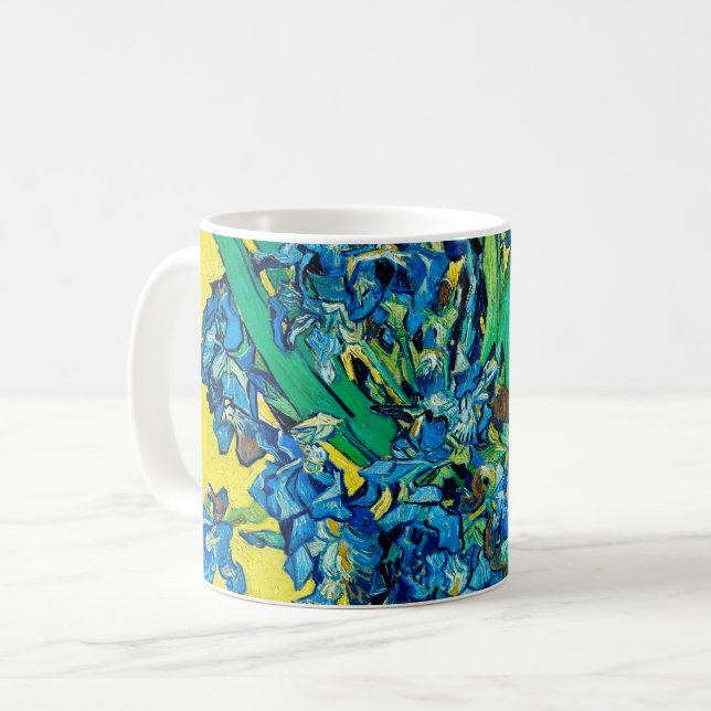 Mug Vase avec Irises, Van Gogh (Devant gauche)