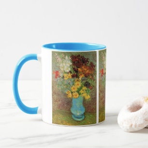 Mug Vase avec marguerites et anémones par Vincent van