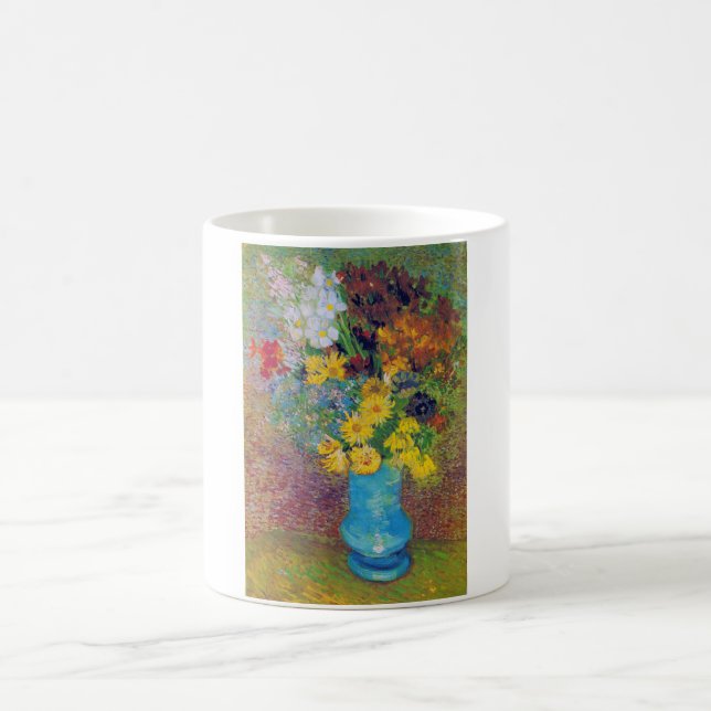 Mug Vase avec marguerites et anémones, Van Gogh (Centre)