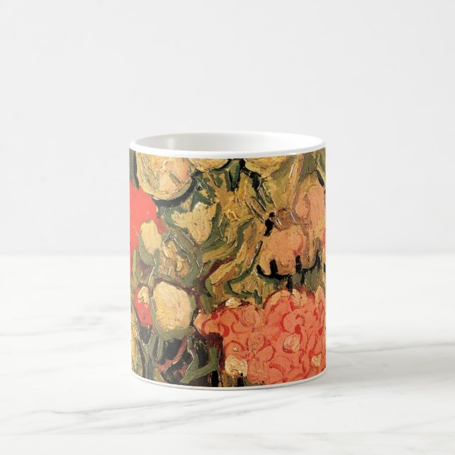 Mug Vase avec rose mallows par Vincent van Gogh (Centre)