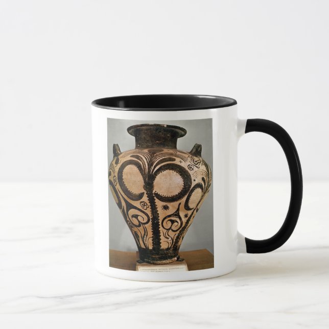 Mug Vase avec une décoration florale, de Mycenae (Droite)