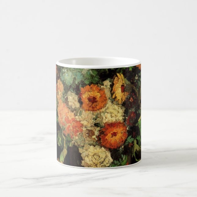Mug Vase avec Zinnias et Geraniums, Vincent van Gogh (Centre)