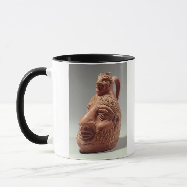 Mug Vase dans la forme de la double tête, ANNONCE (Gauche)